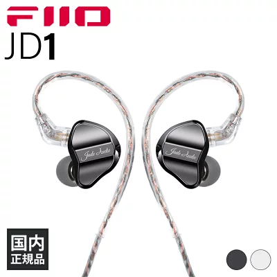黒のFIIO JD1イヤホン