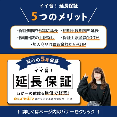 延長保証の5つのメリットを案内する女性